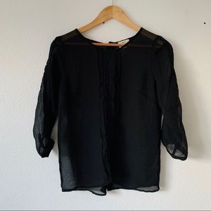 Pins & Needles Textured Chiffon Blouse